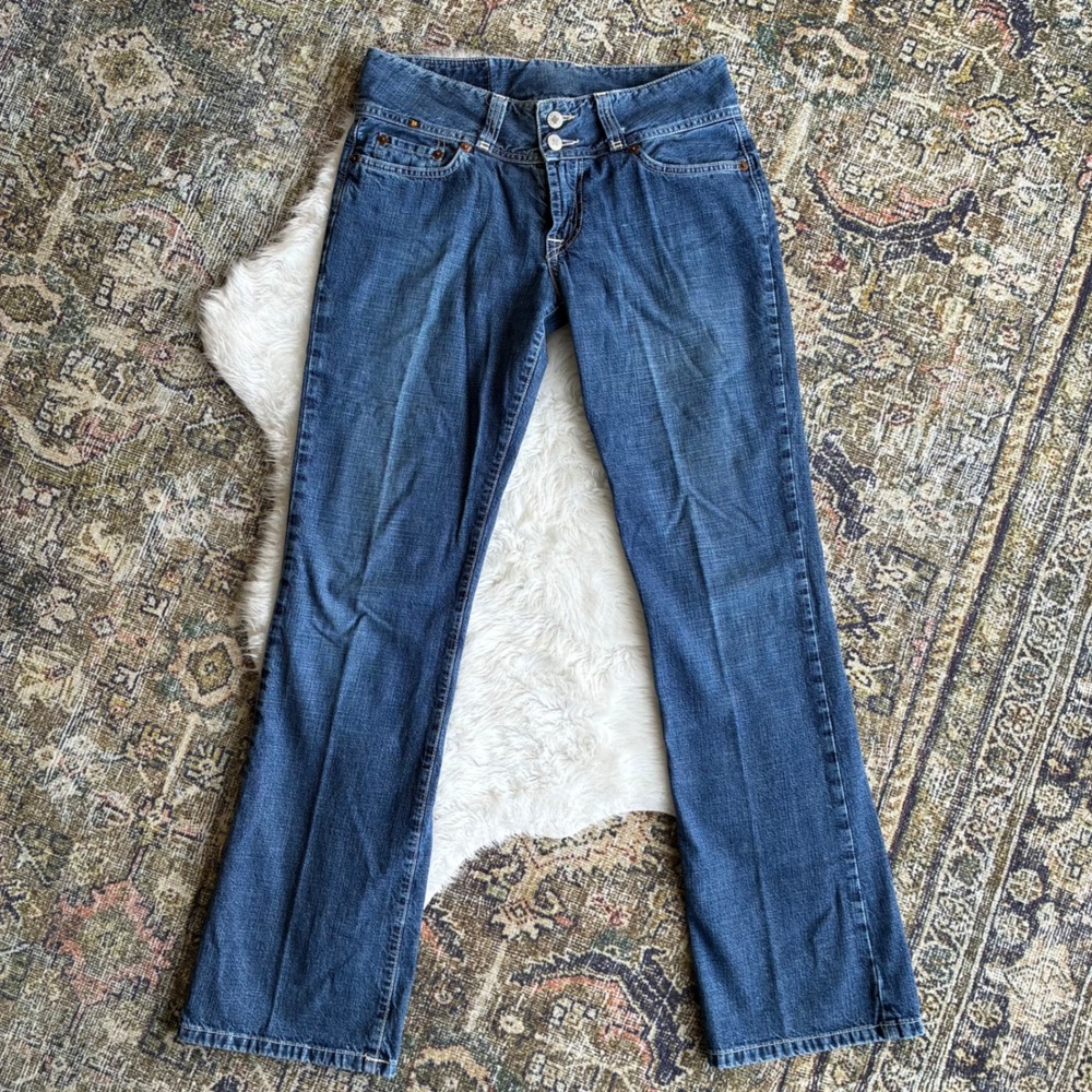 Lucky Brand Dungarees Simone Jeans Women 6/28 Y2K Made USA Gene Montesano F10010